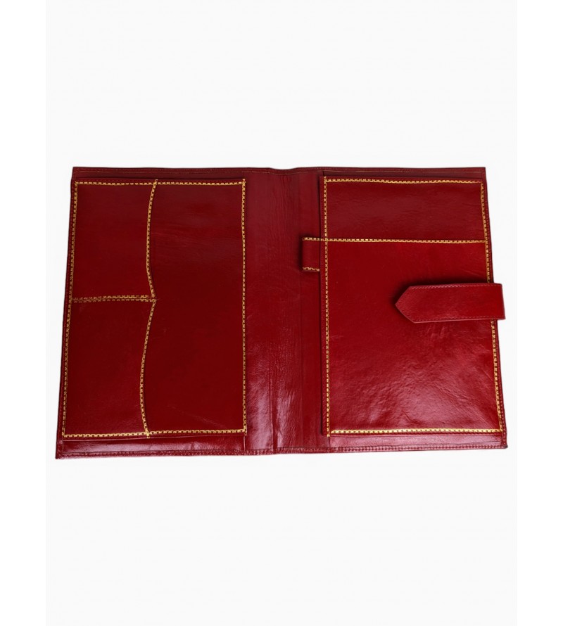 Porte-documents En Cuir Frye Logan - Marron Robustesse Usé - Occasion
